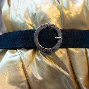 Tommy Hilfiger Black Leather Belt